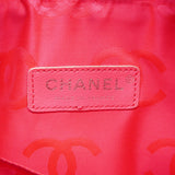 【5pa0954-h】シャネル トートバッグ カンボン マルチポケット ラムスキン ブラック シルバー金具【中古】レディース