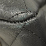 【5pa0954-h】シャネル トートバッグ カンボン マルチポケット ラムスキン ブラック シルバー金具【中古】レディース