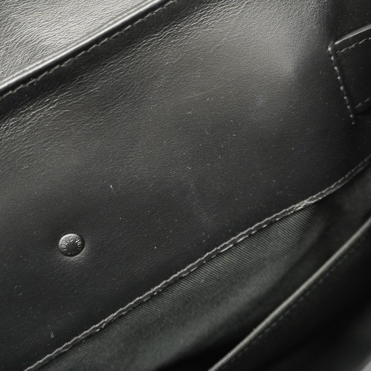 【5pa0956-h】ルイヴィトン ハンドバッグ トリヨン スティーマーPM M55701 ブラック 2wayバッグ【中古】メンズ
