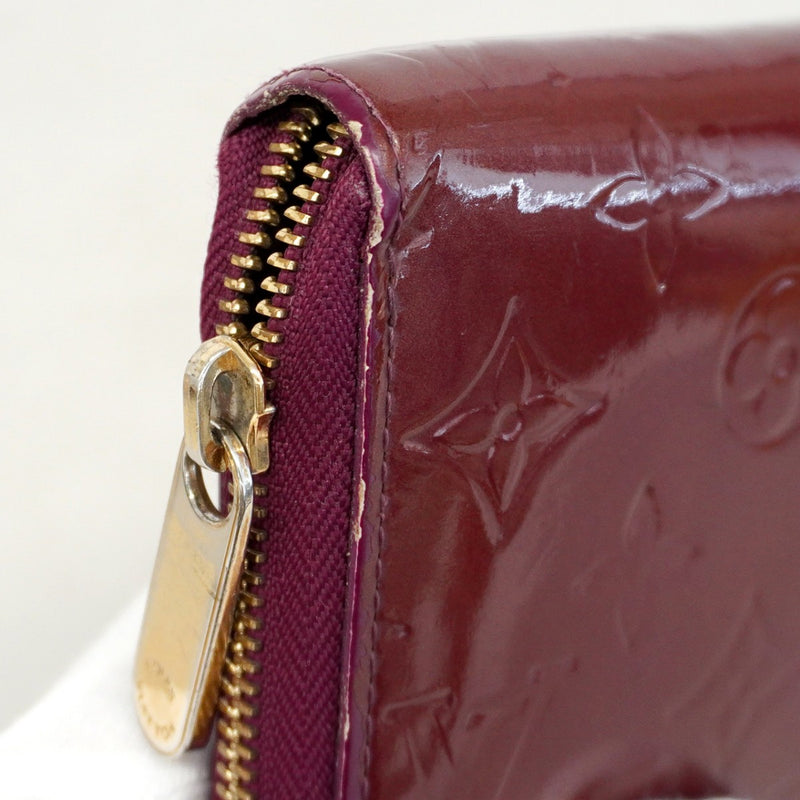 【5pa0971-h】ルイヴィトン 長財布 ヴェルニ ジッピーウォレット M93575 ヴィオレット【中古】レディース