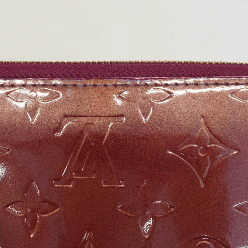 【5pa0971-h】ルイヴィトン 長財布 ヴェルニ ジッピーウォレット M93575 ヴィオレット【中古】レディース