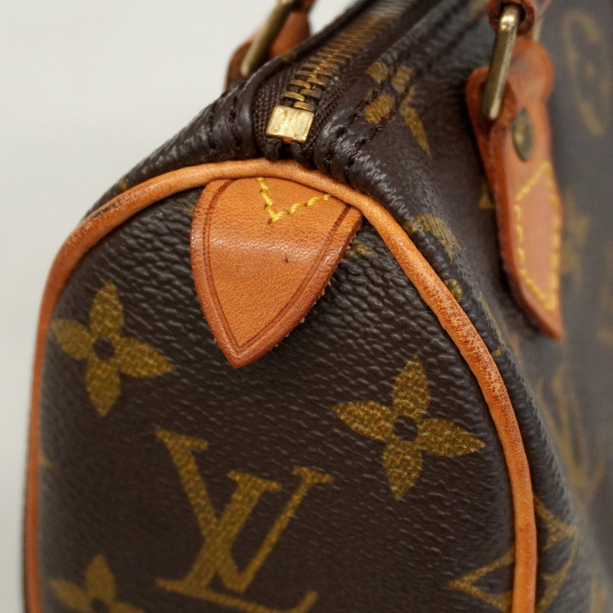 【5pa0972-h】ルイヴィトン ハンドバッグ モノグラム ミニスピーディ M41534 ブラウン【中古】レディース