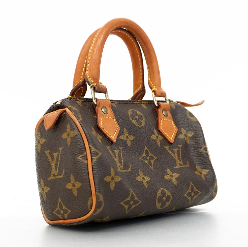 【5pa0972-h】ルイヴィトン ハンドバッグ モノグラム ミニスピーディ M41534 ブラウン【中古】レディース