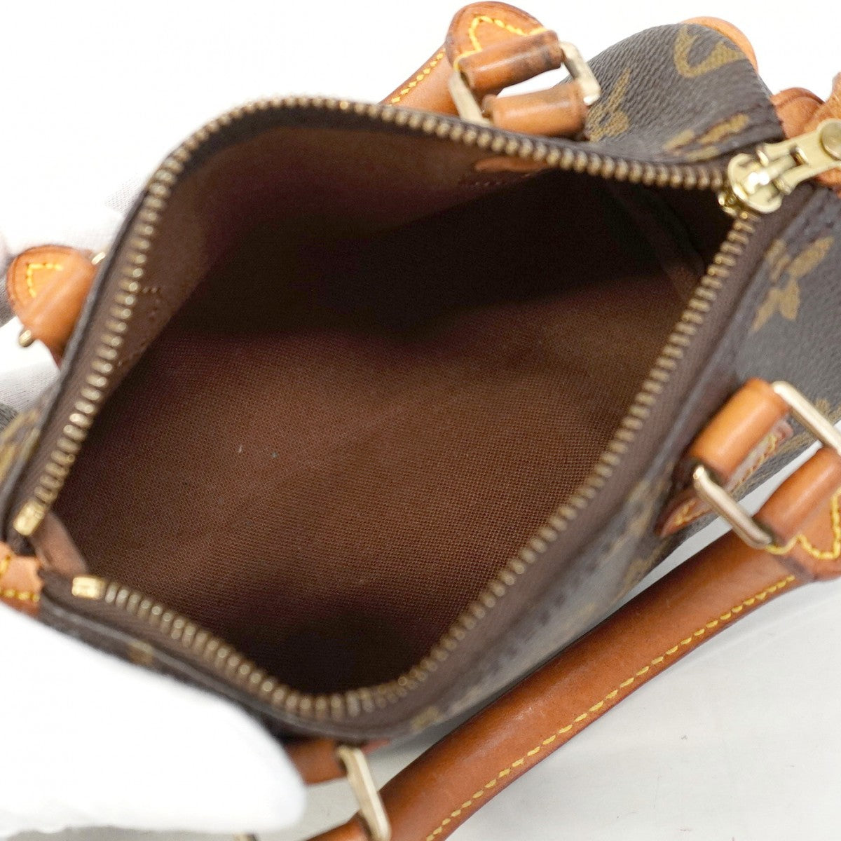 【5pa0972-h】ルイヴィトン ハンドバッグ モノグラム ミニスピーディ M41534 ブラウン【中古】レディース