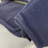 【5pa0983】エルメス トートバッグ フールトゥGM キャンバス ネイビー グリーン シルバー金具【中古】レディース