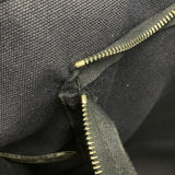 【5pa0983】エルメス トートバッグ フールトゥGM キャンバス ネイビー グリーン シルバー金具【中古】レディース