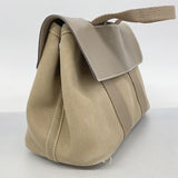 【5pa0984】エルメス トートバッグ ヴァルパライソPM トワルシェブロン エトゥープ シルバー金具【中古】レディース