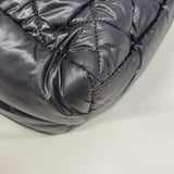 【5pa0985】シャネル ハンドバッグ コココクーン ナイロン ブラック シルバー金具【中古】レディース