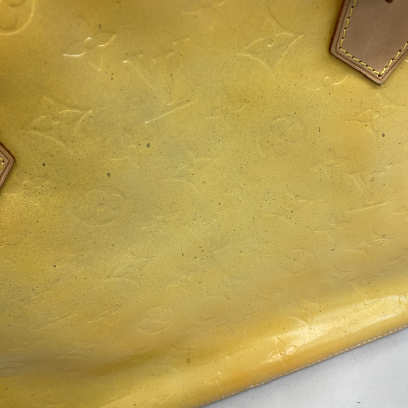 【5pa0987】ルイヴィトン トートバッグ ヴェルニ ヒューストン M91053 グリ【中古】レディース