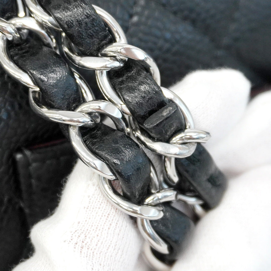 5pa0993-e】シャネル ショルダーバッグ マトラッセ Wフラップ W