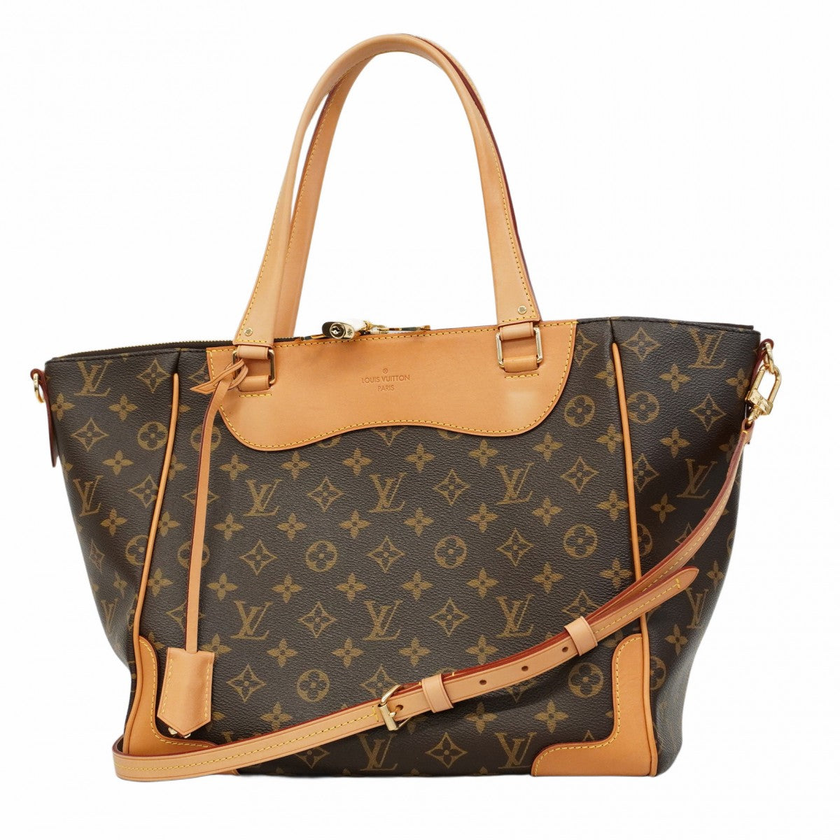 【5pa0997】ルイヴィトン ハンドバッグ モノグラム エストレーラ M51191 ブラウン 2wayバッグ【中古】レディース