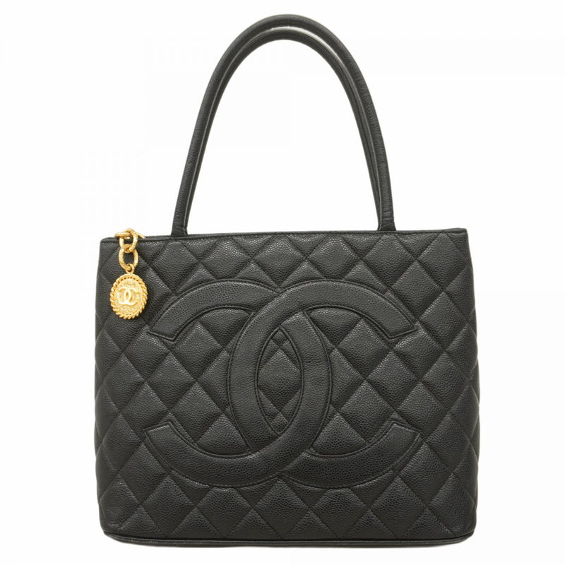 キッズワンピース 4-5y  シャネルトートバッグセット 5pa0999】シャネル トートバッグ 復刻トート キャビアスキン ブラック