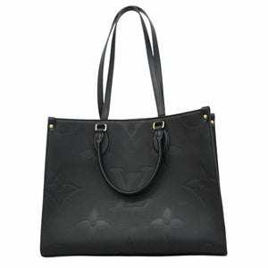 【5pa1016-h】ルイヴィトン トートバッグ モノグラム・アンプラント オンザゴーMM M45595 ノワール 2wayバッグ【中古】レディース