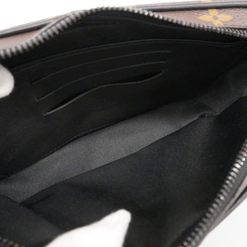 【5pa1025】ルイヴィトン クラッチバッグ モノグラムソーラーレイ ポシェットヴォルガ M44482 ブラウン【中古】メンズ