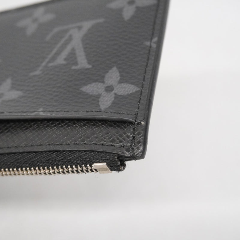 【5pa1028】ルイヴィトン コインケース モノグラム・エクリプス コインカードホルダー M30271 ブラック【中古】メンズ