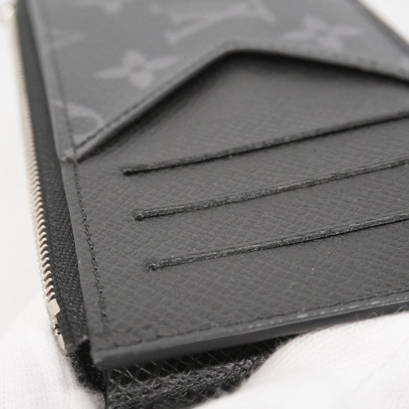 【5pa1028】ルイヴィトン コインケース モノグラム・エクリプス コインカードホルダー M30271 ブラック【中古】メンズ