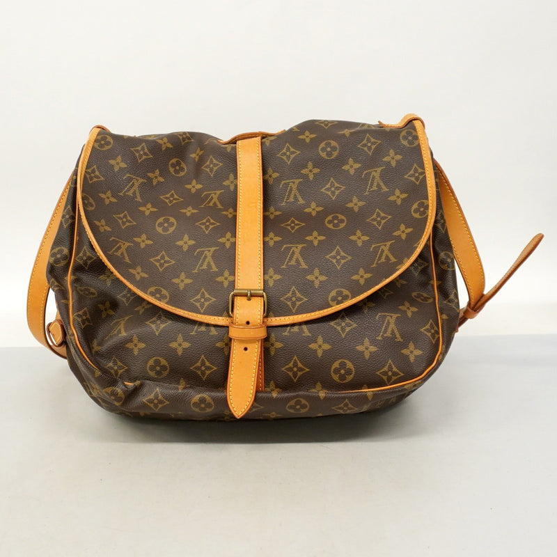 5pa1052】ルイヴィトン ショルダーバッグ モノグラム ソミュール35