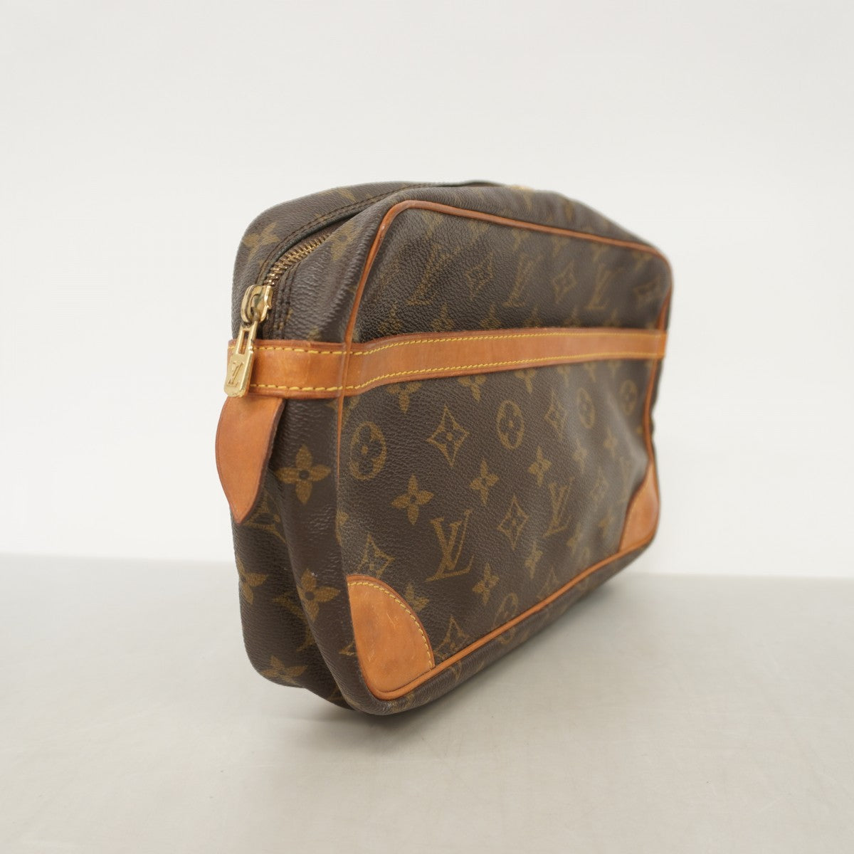 5pa1109】ルイヴィトン クラッチバッグ モノグラム コンピエーニュ28