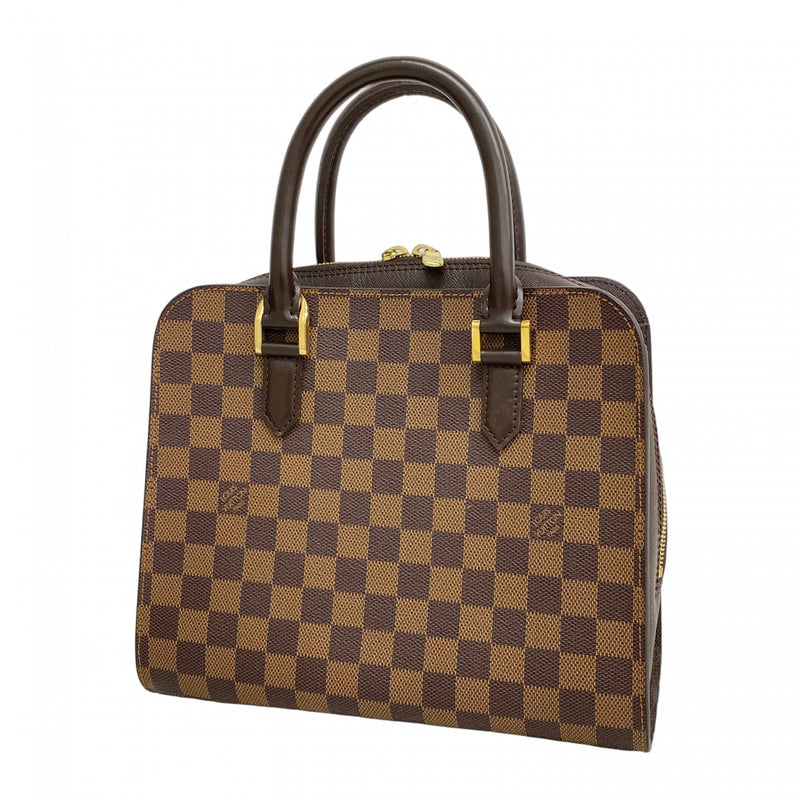 5pa1258】ルイヴィトン ハンドバッグ ダミエ トリアナ N51155 エベヌ