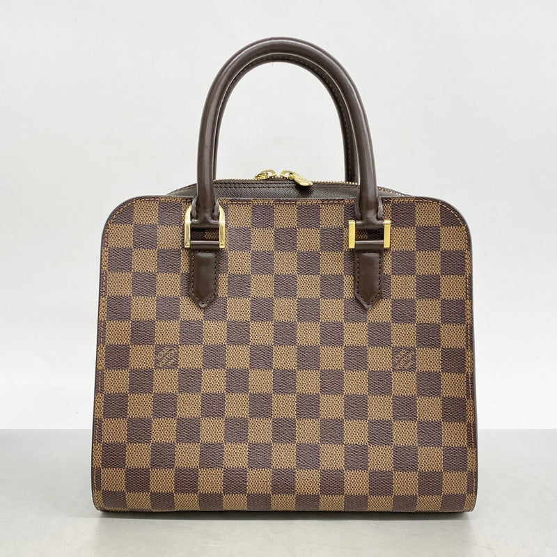 5pa1258】ルイヴィトン ハンドバッグ ダミエ トリアナ N51155 エベヌ