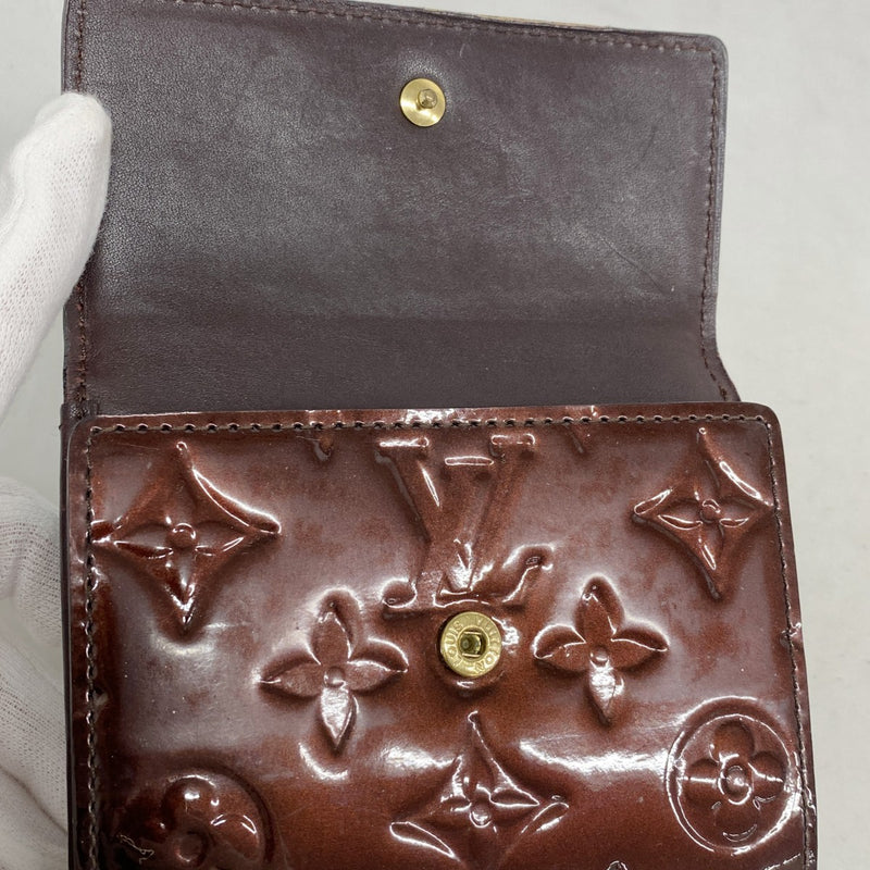 5pa1262】ルイヴィトン 三つ折り財布 ヴェルニ ポルトフォイユエリーズ