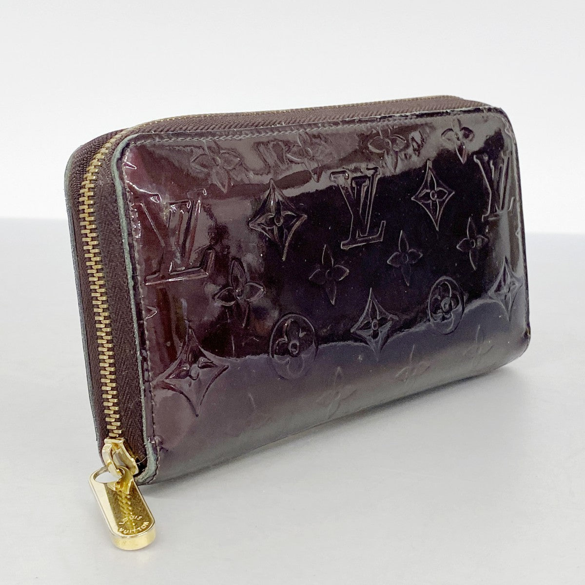 5pa1304】ルイヴィトン 長財布 ヴェルニ ジッピーウォレット M91536