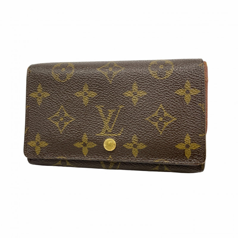 5pa1353】ルイヴィトン 財布 モノグラム ポルトモネビエトレゾール