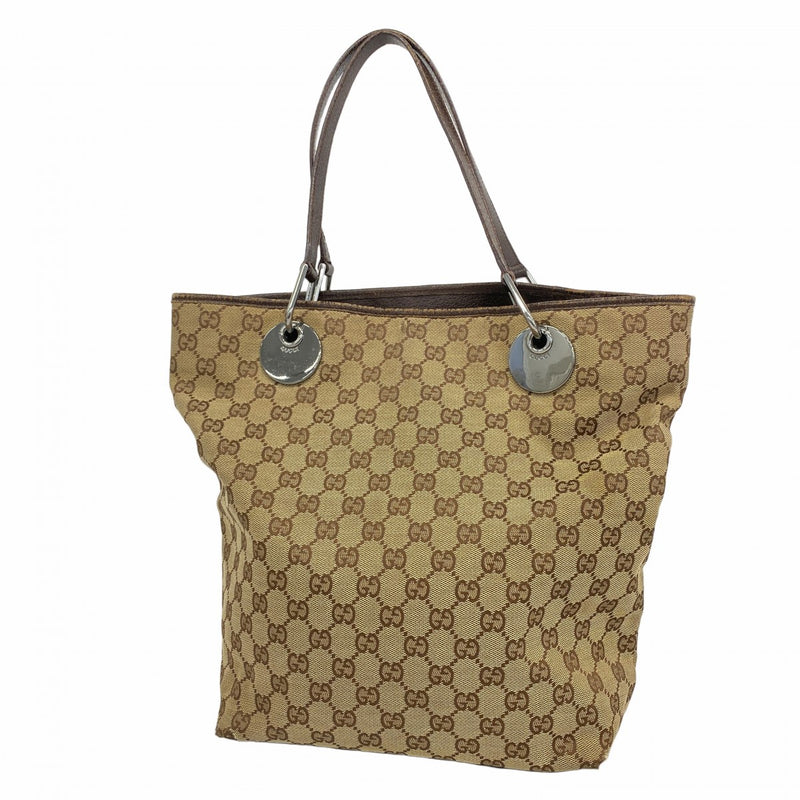 5pa1355】グッチ トートバッグ GGキャンバス 120836 キャンバス