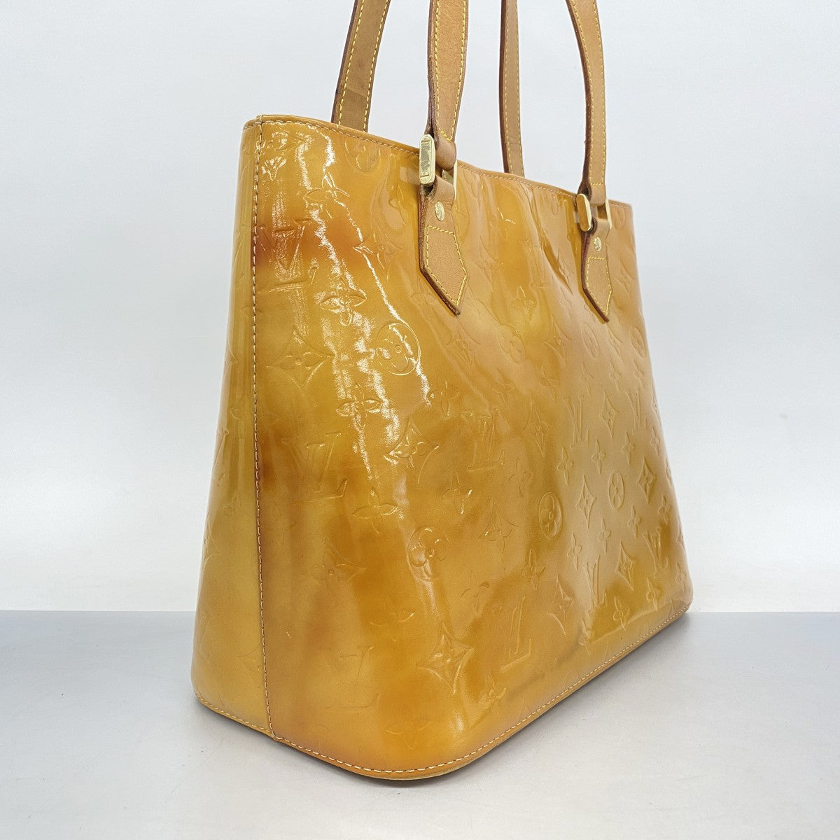 5pa1361】ルイヴィトン トートバッグ ヴェルニ ヒューストン M91004