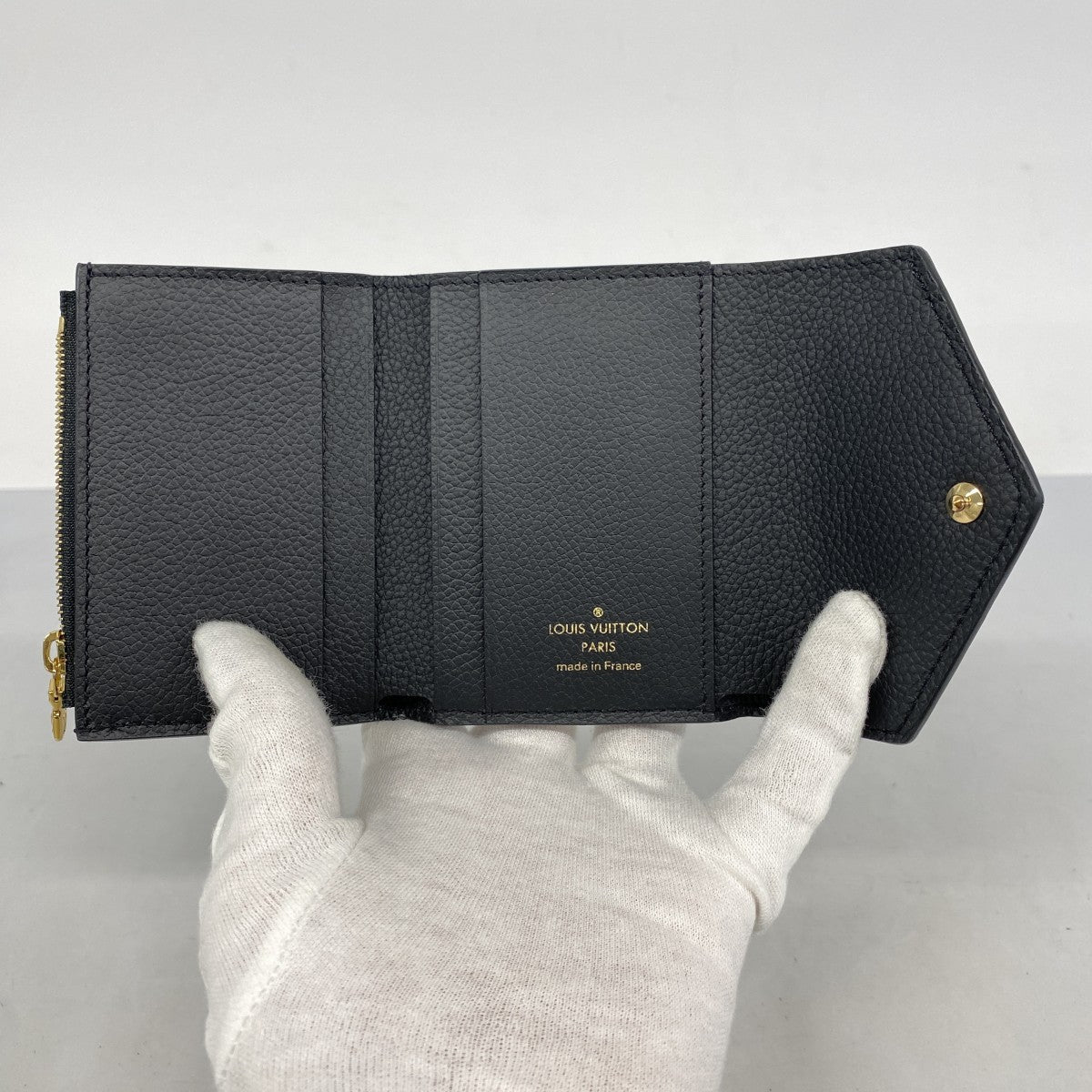 5pa1364】ルイヴィトン 三つ折り財布 モノグラム・アンプラント