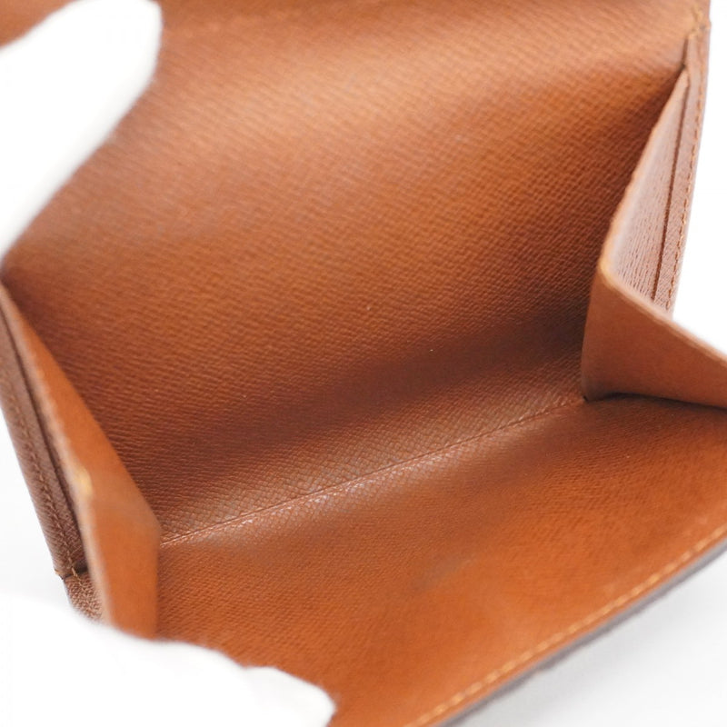 5pa1373】ルイヴィトン 三つ折り財布 モノグラム ポルトモネビエカルト