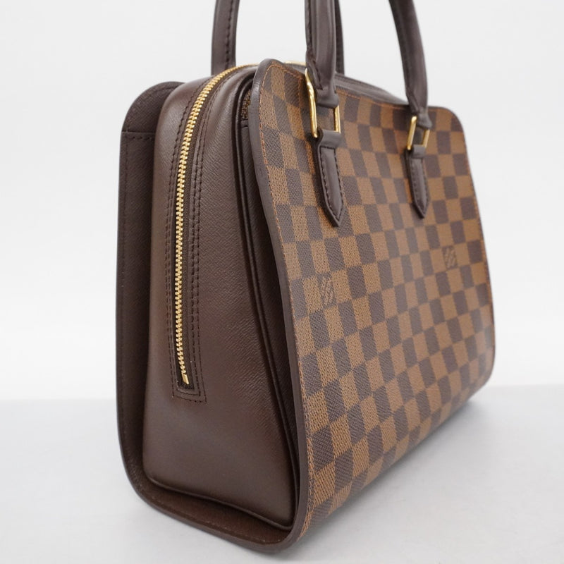 5pa1397】ルイヴィトン ハンドバッグ ダミエ トリアナ N51155 エベヌ