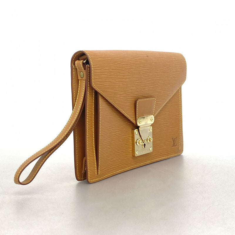 5pb1676】ルイヴィトン クラッチバッグ エピ セリエドラゴンヌ M52618