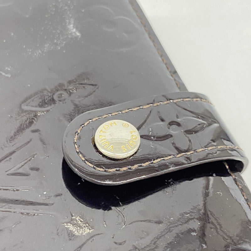 最終値下げ ルイヴィトン　財布 ヴェルニ ヴィエノワ　マット　グレー ルイヴィトン ヴェルニ ヴィエノワ マット レザー がま口 財布