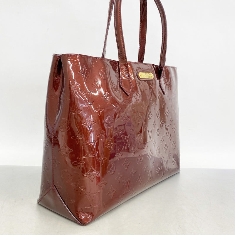5pb1706】ルイヴィトン トートバッグ ヴェルニ ウィルシャーMM M91646