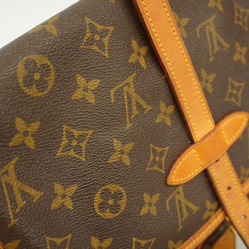 5pb1733】ルイヴィトン ショルダーバッグ モノグラム ソミュール30