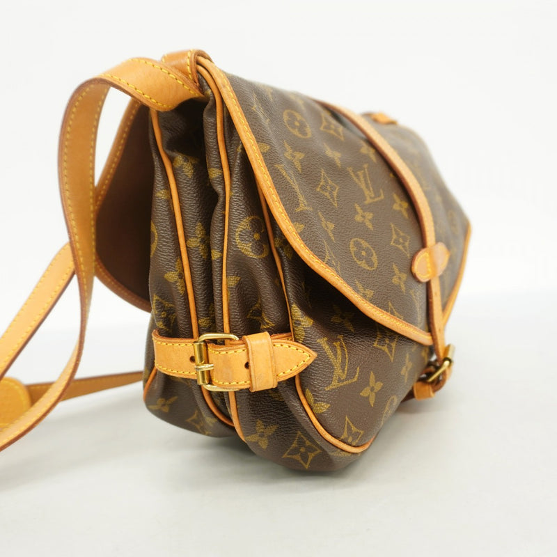 5pb1733】ルイヴィトン ショルダーバッグ モノグラム ソミュール30