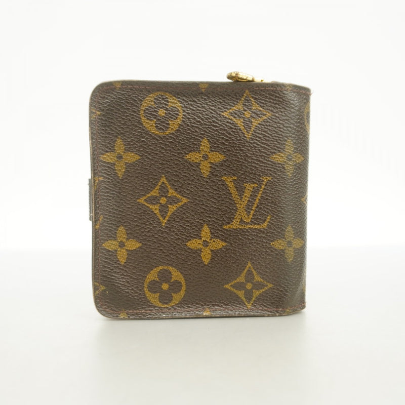 5pb1736】ルイヴィトン 財布 モノグラム コンパクトジップ M61667
