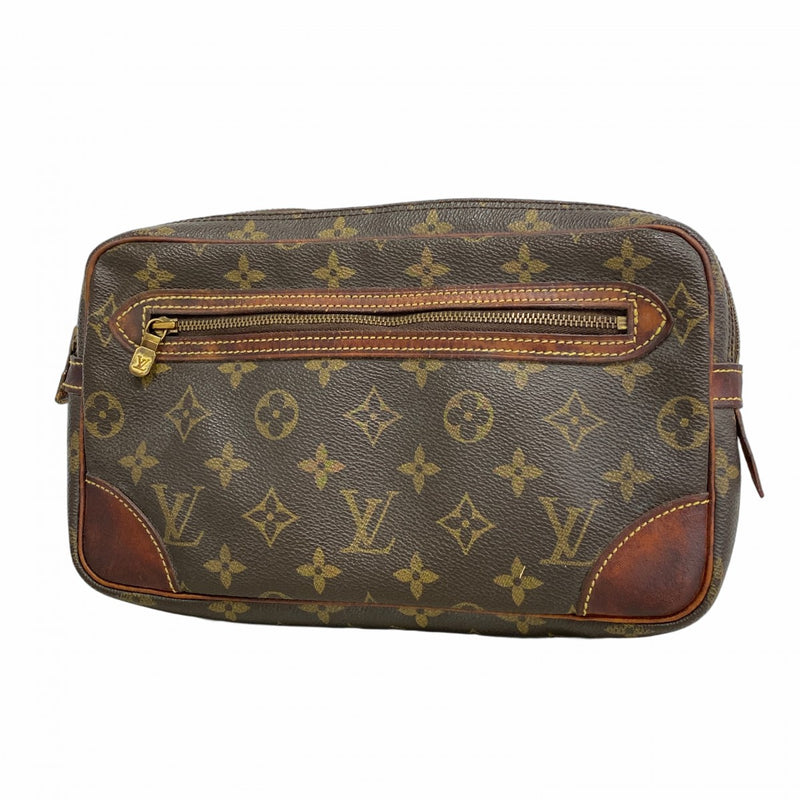 5pb1745】ルイヴィトン クラッチバッグ モノグラム マルリードラゴンヌ