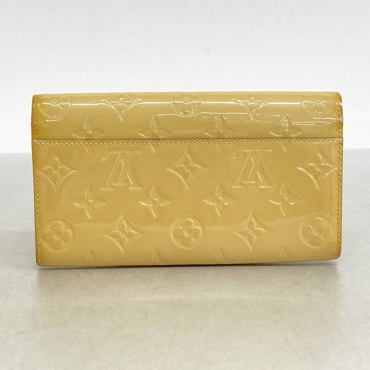 5pb1747】ルイヴィトン 長財布 ヴェルニ ポルトフォイユサラ M90407