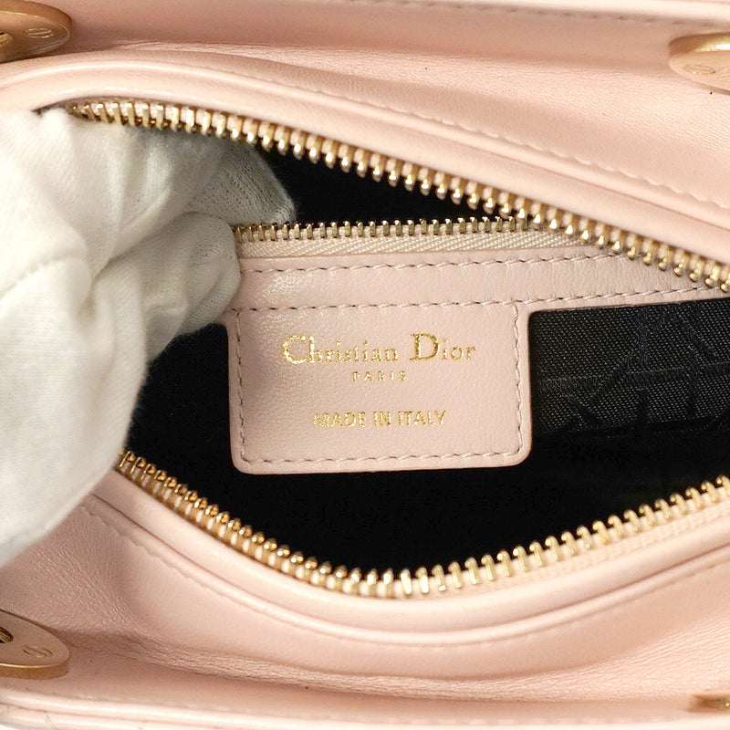 5pb1750-h】クリスチャンディオール ハンドバッグ カナージュ レディ