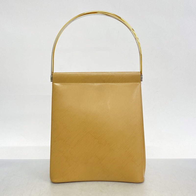 5pb1757】カルティエ ハンドバッグ トリニティ レザー ベージュ