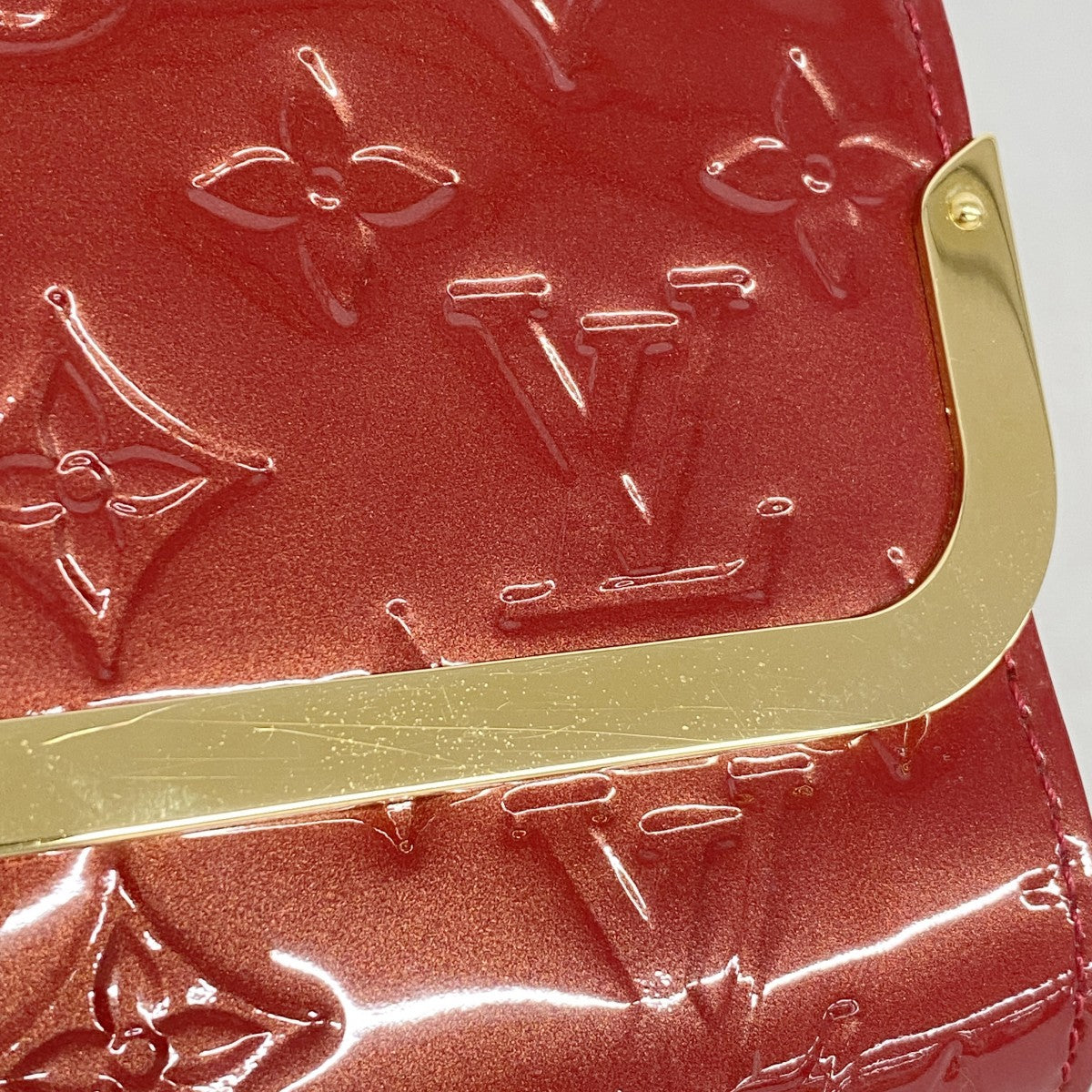 5pb1763】ルイヴィトン ショルダーウォレット ヴェルニ ロスモアMM