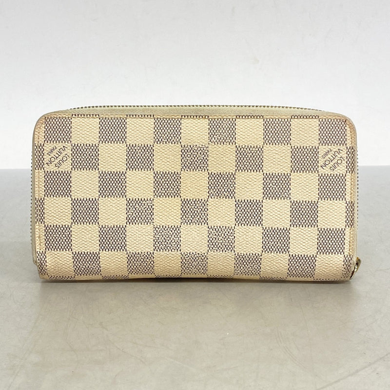 ☆SALE【5pb1886】ルイヴィトン 長財布 ダミエ・アズール ジッピー