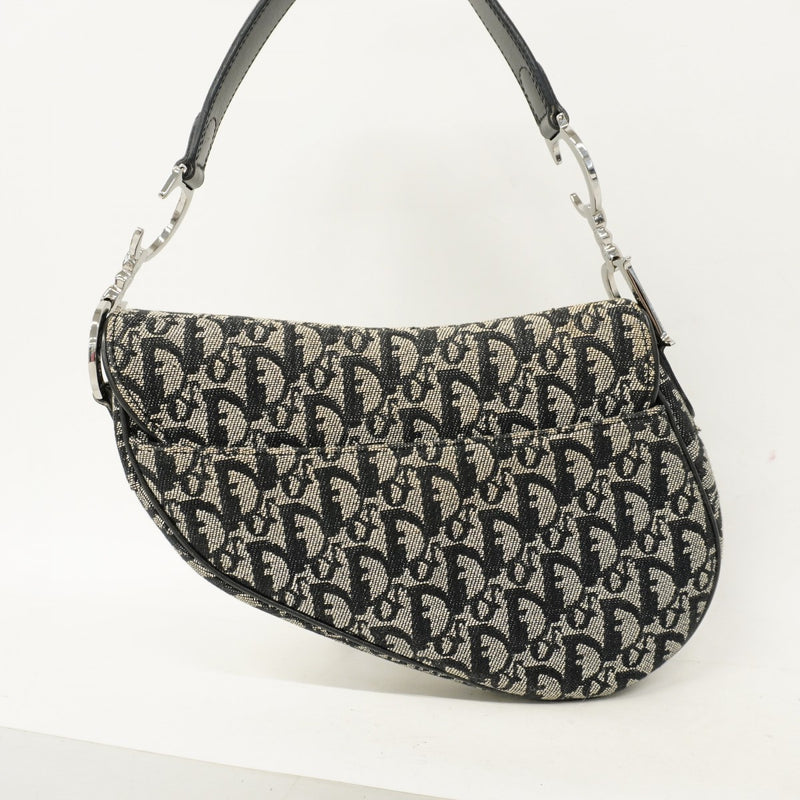 5pb1921】クリスチャンディオール ハンドバッグ トロッター サドル