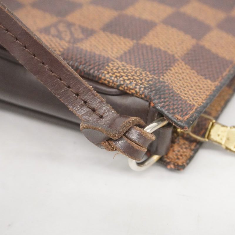 5pb2186】ルイヴィトン ポーチ ダミエ ナヴォナ N51983 エベヌ【中古