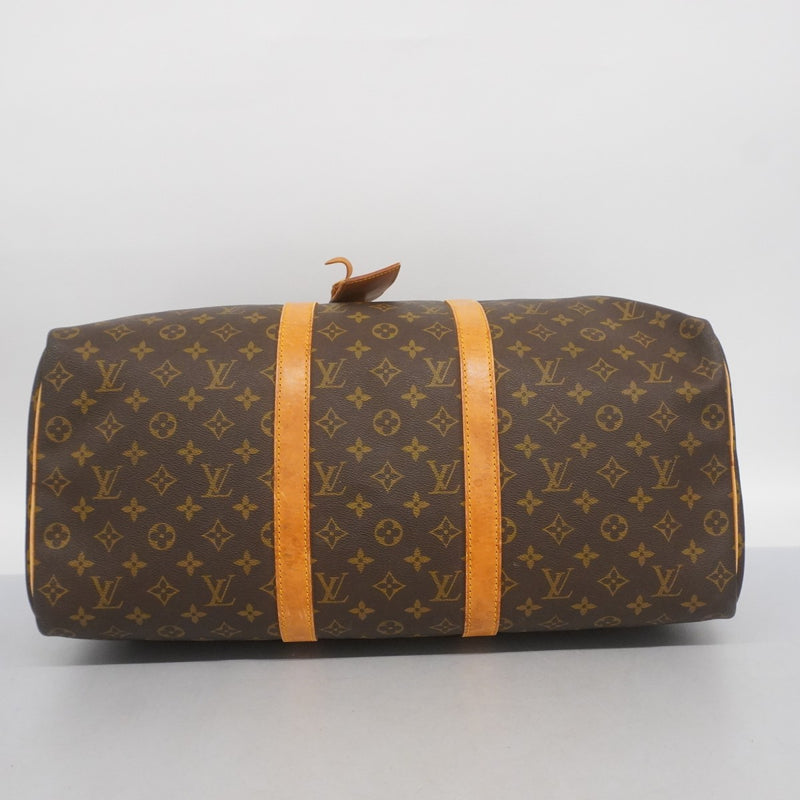 【鑑定済】ルイヴィトン　モノグラム　キーポル50　ボストンバッグ　茶色　ブラウン 正規品】ルイヴィトン モノグラム キーポル50 ボストンバッグ 茶 旅行