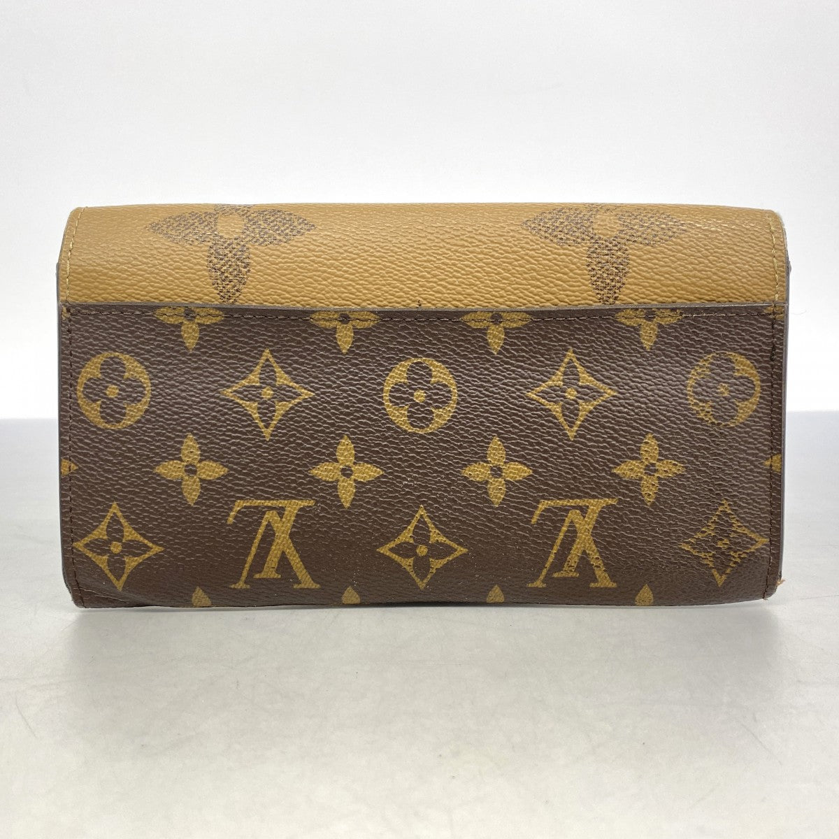 5pb2237】ルイヴィトン 長財布 モノグラム・ジャイアント リバース