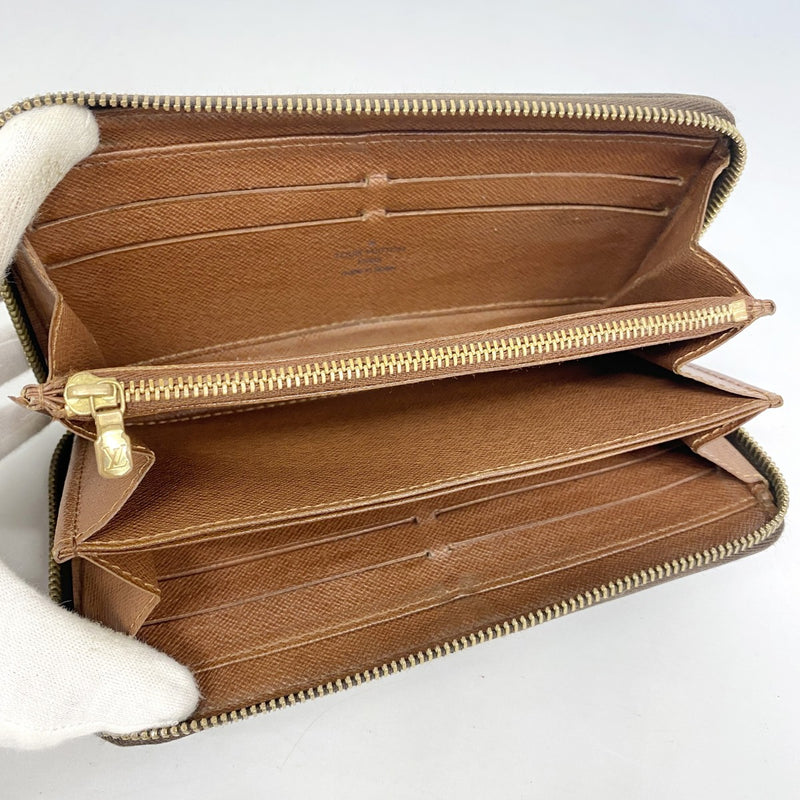 5pb2256】ルイヴィトン 長財布 モノグラム ジッピーウォレット M60017