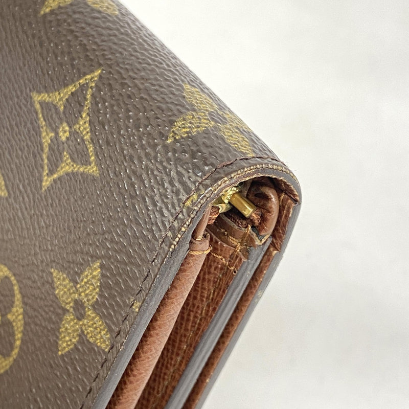 5pb2258】ルイヴィトン 財布 モノグラム ポルトフォイユトレゾール